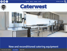 Tablet Screenshot of caterwest.co.uk